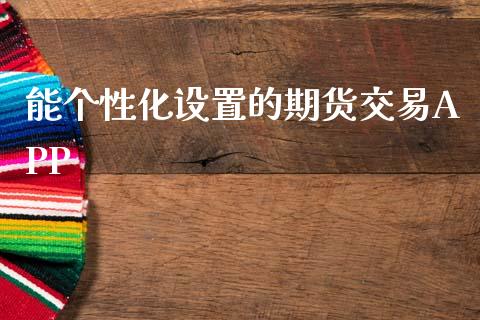 能个性化设置的期货交易APP_https://m.15771688.com_期货手续费_第1张