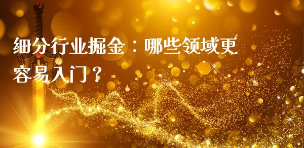 细分行业掘金：哪些领域更容易入门？_https://m.15771688.com_美国道指_第1张