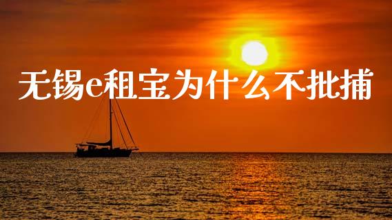 无锡e租宝为什么不批捕_https://m.15771688.com_期货手续费_第1张