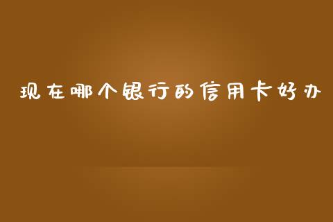 现在哪个银行的信用卡好办_https://m.15771688.com_美国道指_第1张