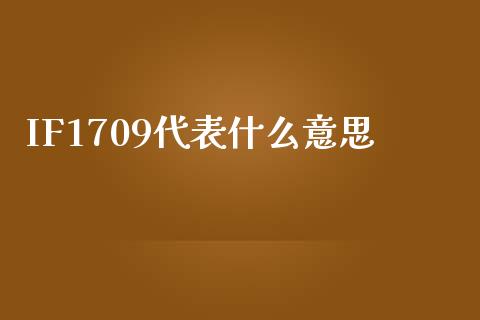 IF1709代表什么意思_https://m.15771688.com_期货开户_第1张