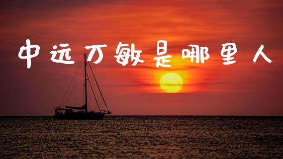 中远万敏是哪里人_https://m.15771688.com_期货手续费_第1张