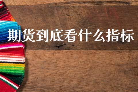 期货到底看什么指标_https://m.15771688.com_美国道指_第1张