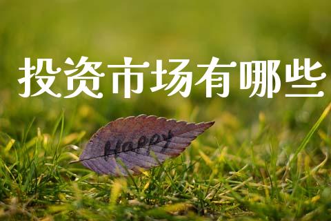 投资市场有哪些_https://m.15771688.com_期货开户_第1张