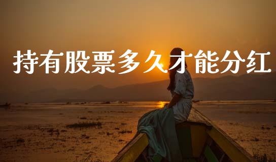 持有股票多久才能分红_https://m.15771688.com_期货手续费_第1张