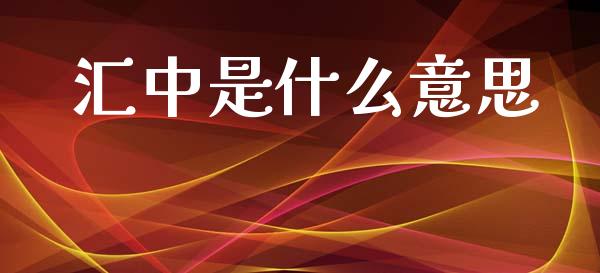 汇中是什么意思_https://m.15771688.com_美国道指_第1张