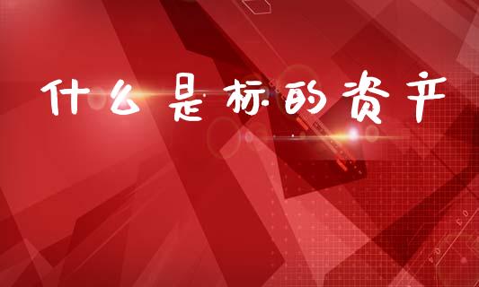 什么是标的资产_https://m.15771688.com_期货手续费_第1张