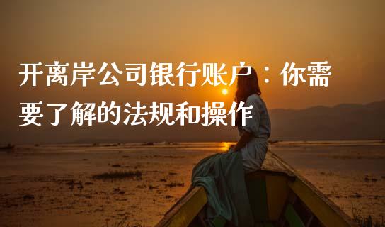 开离岸公司银行账户：你需要了解的法规和操作_https://m.15771688.com_期货手续费_第1张
