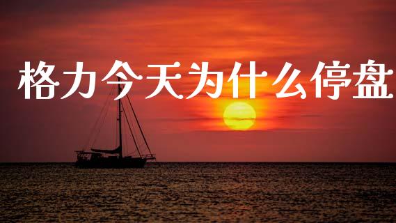 格力今天为什么停盘_https://m.15771688.com_美国道指_第1张