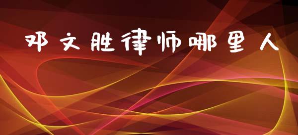 邓文胜律师哪里人_https://m.15771688.com_道指实时行情_第1张