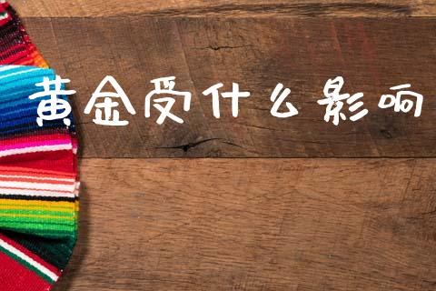 黄金受什么影响_https://m.15771688.com_期货手续费_第1张