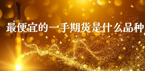 最便宜的一手期货是什么品种_https://m.15771688.com_期货手续费_第1张