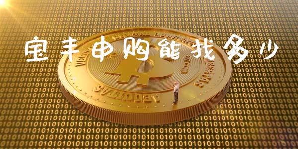 宝丰申购能找多少_https://m.15771688.com_美国道指_第1张