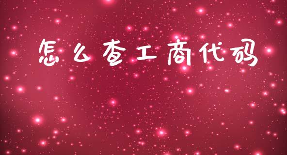 怎么查工商代码_https://m.15771688.com_期货手续费_第1张