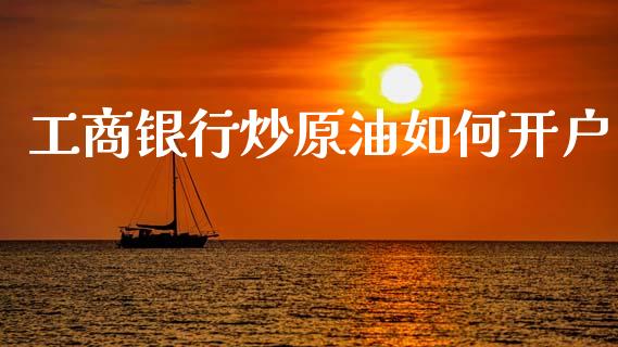 工商银行炒原油如何开户_https://m.15771688.com_期货开户_第1张