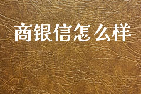商银信怎么样_https://m.15771688.com_期货开户_第1张