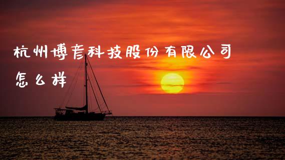 杭州博彦科技股份有限公司怎么样_https://m.15771688.com_期货手续费_第1张