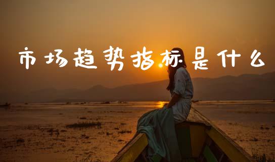 市场趋势指标是什么_https://m.15771688.com_期货开户_第1张