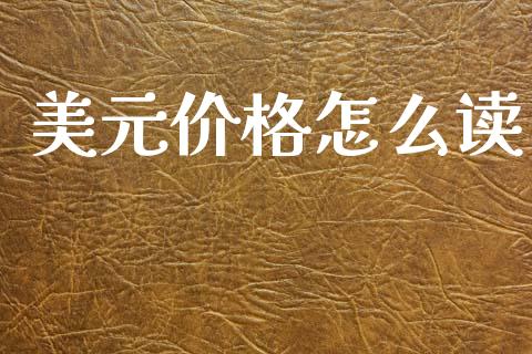 美元价格怎么读_https://m.15771688.com_美国道指_第1张