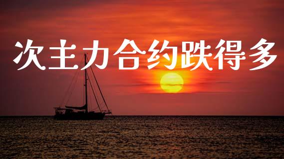 次主力合约跌得多_https://m.15771688.com_道指实时行情_第1张