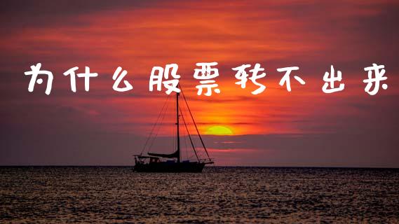 为什么股票转不出来_https://m.15771688.com_期货手续费_第1张