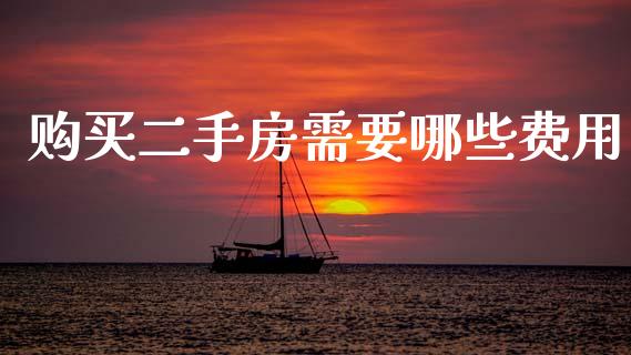 购买二手房需要哪些费用_https://m.15771688.com_道指实时行情_第1张