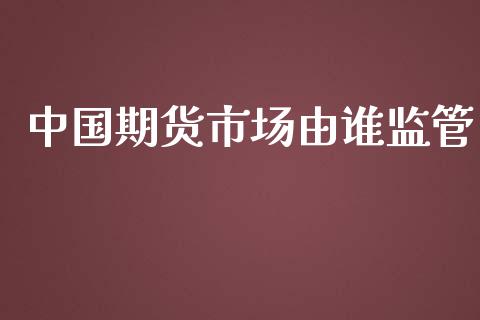 中国期货市场由谁监管_https://m.15771688.com_期货手续费_第1张