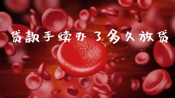 贷款手续办了多久放贷_https://m.15771688.com_期货手续费_第1张