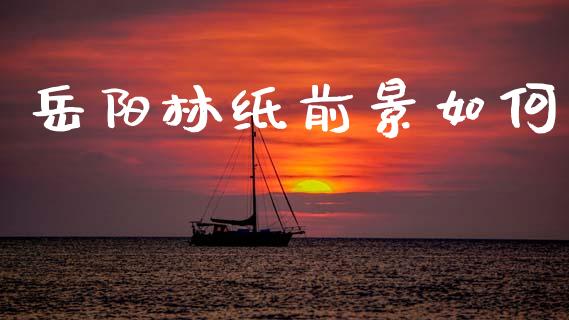 岳阳林纸前景如何_https://m.15771688.com_美国道指_第1张
