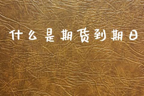 什么是期货到期日_https://m.15771688.com_期货开户_第1张