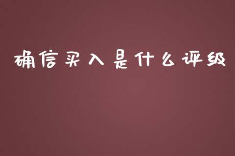 确信买入是什么评级_https://m.15771688.com_美国道指_第1张