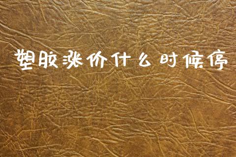 塑胶涨价什么时候停_https://m.15771688.com_道指实时行情_第1张