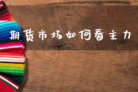 期货市场如何看主力_https://m.15771688.com_期货手续费_第1张