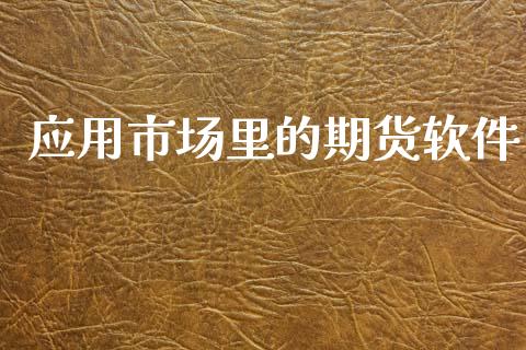 应用市场里的期货软件_https://m.15771688.com_期货手续费_第1张