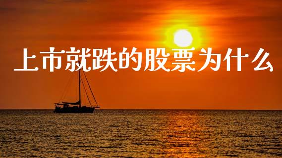 上市就跌的股票为什么_https://m.15771688.com_期货开户_第1张
