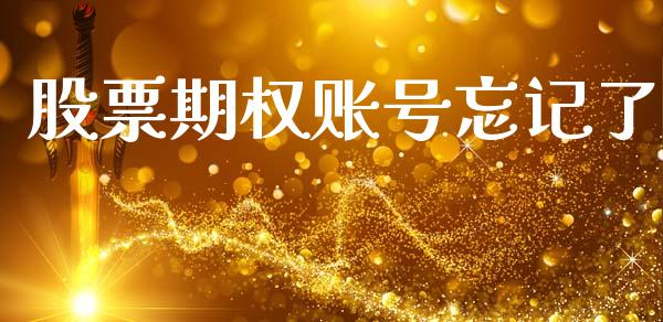 股票期权账号忘记了_https://m.15771688.com_美国道指_第1张