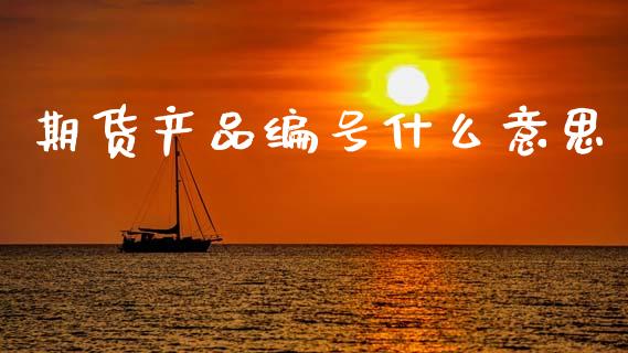 期货产品编号什么意思_https://m.15771688.com_期货手续费_第1张