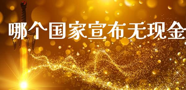 哪个国家宣布无现金_https://m.15771688.com_道指实时行情_第1张