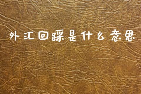 外汇回踩是什么意思_https://m.15771688.com_期货开户_第1张