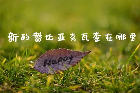 新的赞比亚克瓦查在哪里_https://m.15771688.com_期货手续费_第1张