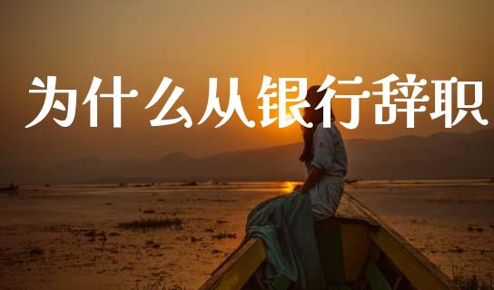 为什么从银行辞职_https://m.15771688.com_期货开户_第1张