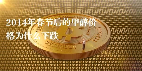 2014年春节后的甲醇价格为什么下跌_https://m.15771688.com_道指实时行情_第1张