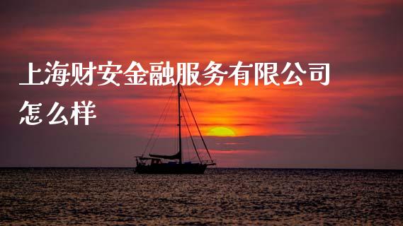 上海财安金融服务有限公司怎么样_https://m.15771688.com_期货手续费_第1张