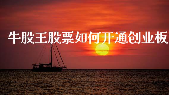 牛股王股票如何开通创业板_https://m.15771688.com_道指实时行情_第1张
