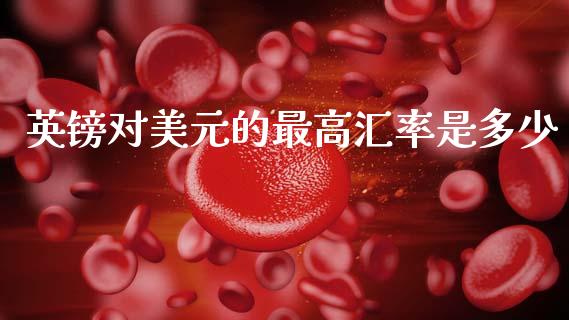 英镑对美元的最高汇率是多少_https://m.15771688.com_期货手续费_第1张