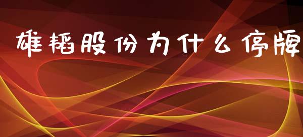 雄韬股份为什么停牌_https://m.15771688.com_期货开户_第1张
