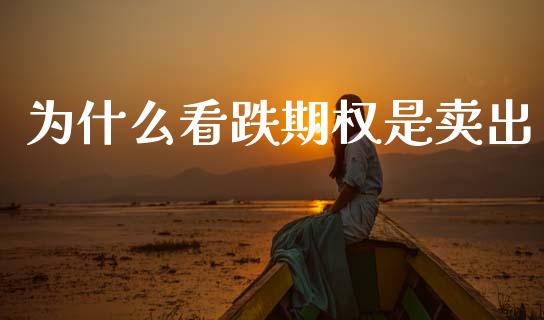为什么看跌期权是卖出_https://m.15771688.com_美国道指_第1张
