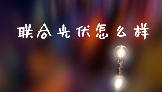 联合光伏怎么样_https://m.15771688.com_道指实时行情_第1张