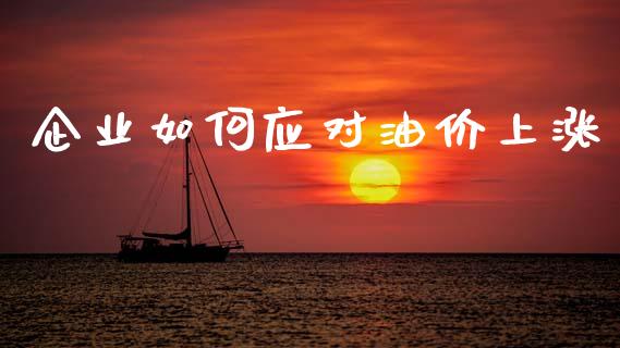 企业如何应对油价上涨_https://m.15771688.com_美国道指_第1张