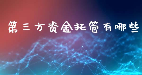 第三方资金托管有哪些_https://m.15771688.com_道指实时行情_第1张